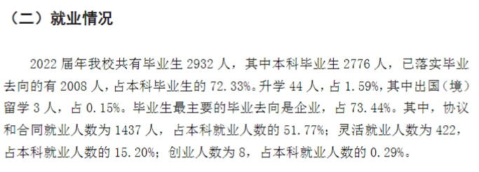武汉文理学院就业率及就业前景怎么样