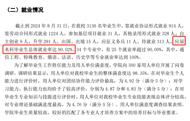 河北师范大学汇华学院就业率及就业前景怎么样
